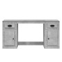 Escritorio con armario contrachapada gris hormigón de vidaXL, Escritorios - Ref: Foro24-3185331, Precio: 137,29 €, Descuento: %