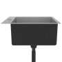 Fregadero de cocina hecho a mano acero inoxidable de vidaXL, Fregaderos - Ref: Foro24-51508, Precio: 102,21 €, Descuento: %