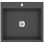Fregadero hecho a mano de acero inoxidable negro de vidaXL, Fregaderos - Ref: Foro24-51509, Precio: 116,81 €, Descuento: %