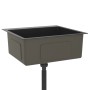 Fregadero hecho a mano de acero inoxidable negro de vidaXL, Fregaderos - Ref: Foro24-51509, Precio: 116,81 €, Descuento: %