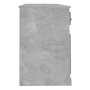 Escritorio con armario contrachapada gris hormigón de vidaXL, Escritorios - Ref: Foro24-3185331, Precio: 137,29 €, Descuento: %