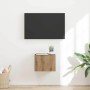 Mueble de TV Montado en la Pared Roble Artesanal en Muebles TV | Comprar online en Foru.es