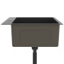 Fregadero hecho a mano de acero inoxidable negro de vidaXL, Fregaderos - Ref: Foro24-51509, Precio: 116,81 €, Descuento: %