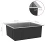 Fregadero de cocina hecho a mano acero inoxidable de vidaXL, Fregaderos - Ref: Foro24-51508, Precio: 102,21 €, Descuento: %