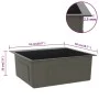 Fregadero hecho a mano de acero inoxidable negro de vidaXL, Fregaderos - Ref: Foro24-51509, Precio: 105,58 €, Descuento: %