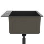 Fregadero hecho a mano de acero inoxidable negro de vidaXL, Fregaderos - Ref: Foro24-51513, Precio: 146,23 €, Descuento: %