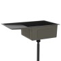 Fregadero hecho a mano de acero inoxidable negro de vidaXL, Fregaderos - Ref: Foro24-51521, Precio: 187,04 €, Descuento: %