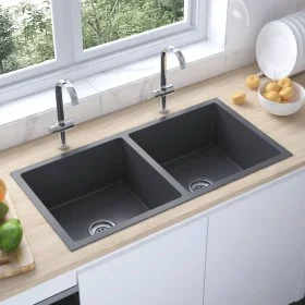 Handmade sink black stainless steel by vidaXL, Sinks - Ref: Foro24-51523, Price: 153,13 €, Discount: %