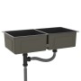 Fregadero hecho a mano acero inoxidable negro de vidaXL, Fregaderos - Ref: Foro24-51523, Precio: 155,47 €, Descuento: %