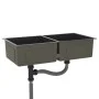 Handgefertigtes Waschbecken aus schwarzem Edelstahl von vidaXL, Sinkt - Ref: Foro24-51523, Preis: 153,13 €, Rabatt: %