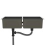 Fregadero hecho a mano acero inoxidable negro de vidaXL, Fregaderos - Ref: Foro24-51523, Precio: 155,47 €, Descuento: %