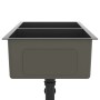Fregadero hecho a mano acero inoxidable negro de vidaXL, Fregaderos - Ref: Foro24-51523, Precio: 155,47 €, Descuento: %