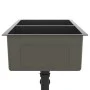 Handgefertigtes Waschbecken aus schwarzem Edelstahl von vidaXL, Sinkt - Ref: Foro24-51523, Preis: 153,13 €, Rabatt: %