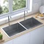 Handgefertigte Küchenspüle aus Edelstahl von vidaXL, Sinkt - Ref: Foro24-51524, Preis: 185,29 €, Rabatt: %
