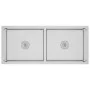 Handmade stainless steel kitchen sink by vidaXL, Sinks - Ref: Foro24-51524, Price: 185,29 €, Discount: %