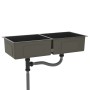 Fregadero hecho a mano acero inoxidable negro de vidaXL, Fregaderos - Ref: Foro24-51525, Precio: 173,67 €, Descuento: %