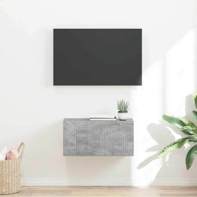 Mueble de TV Montado en la Pared Concreto 60 x 31 x 29.5 cm en Muebles TV | Comprar online en Foru.es