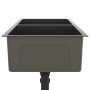 Fregadero hecho a mano acero inoxidable negro de vidaXL, Fregaderos - Ref: Foro24-51525, Precio: 173,67 €, Descuento: %