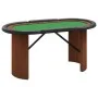 Mesa de póquer para 10 jugadores verde 160x80x75 cm de vidaXL, Mesas de juego y de póquer - Ref: Foro24-80408, Precio: 187,28...