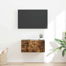 Mueble de TV Montado en la Pared Roble ahumado en Muebles TV | Comprar online en Foru.es