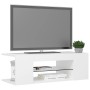 Mueble de TV con luces LED blanco 90x39x30 cm de vidaXL, Muebles TV - Ref: Foro24-804238, Precio: 55,15 €, Descuento: %