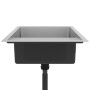 Fregadero de cocina hecho a mano de acero inoxidable de vidaXL, Fregaderos - Ref: Foro24-51520, Precio: 149,21 €, Descuento: %