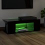Mueble de TV con luces LED negro 90x39x30 cm de vidaXL, Muebles TV - Ref: Foro24-804239, Precio: 46,98 €, Descuento: %