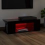 Mueble de TV con luces LED negro 90x39x30 cm de vidaXL, Muebles TV - Ref: Foro24-804239, Precio: 46,98 €, Descuento: %