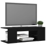 Mueble de TV con luces LED negro 90x39x30 cm de vidaXL, Muebles TV - Ref: Foro24-804239, Precio: 46,98 €, Descuento: %
