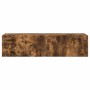 Mueble de TV Montado en la Pared 2 pcs Roble ahumado en Muebles TV | Comprar online en Foru.es