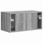 Mueble de TV Montado en la Pared Gris Sonoma 60 x 31 x 29.5 cm en Muebles TV | Comprar online en Foru.es