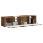 Mueble de TV Montado en la Pared 2 pcs Madera Vieja en Muebles TV | Comprar online en Foru.es