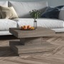 Mesa de centro de MDF gris 60x60x35 cm de vidaXL, Mesas de centro - Ref: Foro24-286098, Precio: 78,95 €, Descuento: %