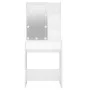 Tocador con LED blanco 60x40x140 cm de vidaXL, Tocadores para dormitorios - Ref: Foro24-808828, Precio: 88,95 €, Descuento: %