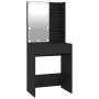 Dressing table with LED lights black 60x40x140 cm by vidaXL, Bedroom Dressers - Ref: Foro24-808829, Price: 94,15 €, Discount: %