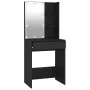 Dressing table with LED lights black 60x40x140 cm by vidaXL, Bedroom Dressers - Ref: Foro24-808829, Price: 94,15 €, Discount: %