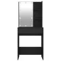 Tocador con luces LED negro 60x40x140 cm de vidaXL, Tocadores para dormitorios - Ref: Foro24-808829, Precio: 94,15 €, Descuen...