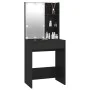 Dressing table with LED lights black 60x40x140 cm by vidaXL, Bedroom Dressers - Ref: Foro24-808829, Price: 94,15 €, Discount: %