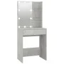 Concrete gray LED dressing table 60x40x140 cm by vidaXL, Bedroom Dressers - Ref: Foro24-808832, Price: 99,52 €, Discount: %
