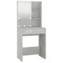 Concrete gray LED dressing table 60x40x140 cm by vidaXL, Bedroom Dressers - Ref: Foro24-808832, Price: 99,52 €, Discount: %