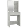 Tocador con LED color gris hormigón 60x40x140 cm de vidaXL, Tocadores para dormitorios - Ref: Foro24-808832, Precio: 100,95 €...