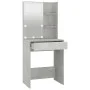 Concrete gray LED dressing table 60x40x140 cm by vidaXL, Bedroom Dressers - Ref: Foro24-808832, Price: 99,52 €, Discount: %