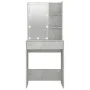 Concrete gray LED dressing table 60x40x140 cm by vidaXL, Bedroom Dressers - Ref: Foro24-808832, Price: 99,52 €, Discount: %