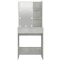 Tocador con LED color gris hormigón 60x40x140 cm de vidaXL, Tocadores para dormitorios - Ref: Foro24-808832, Precio: 100,95 €...