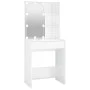 Tocador con LED blanco brillante 60x40x140 cm de vidaXL, Tocadores para dormitorios - Ref: Foro24-808834, Precio: 92,67 €, De...
