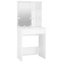 Tocador con LED blanco brillante 60x40x140 cm de vidaXL, Tocadores para dormitorios - Ref: Foro24-808834, Precio: 92,67 €, De...