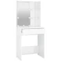 Tocador con LED blanco brillante 60x40x140 cm de vidaXL, Tocadores para dormitorios - Ref: Foro24-808834, Precio: 92,67 €, De...