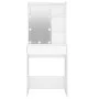 Tocador con LED blanco brillante 60x40x140 cm de vidaXL, Tocadores para dormitorios - Ref: Foro24-808834, Precio: 92,67 €, De...