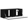 Mueble de TV Montado en la Pared Negro 60 x 31 x 29.5 cm en Muebles TV | Comprar online en Foru.es
