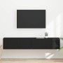 Mueble de TV Montado en la Pared 2 pcs Negro 60 x 31 x 29.5 cm en Muebles TV | Comprar online en Foru.es